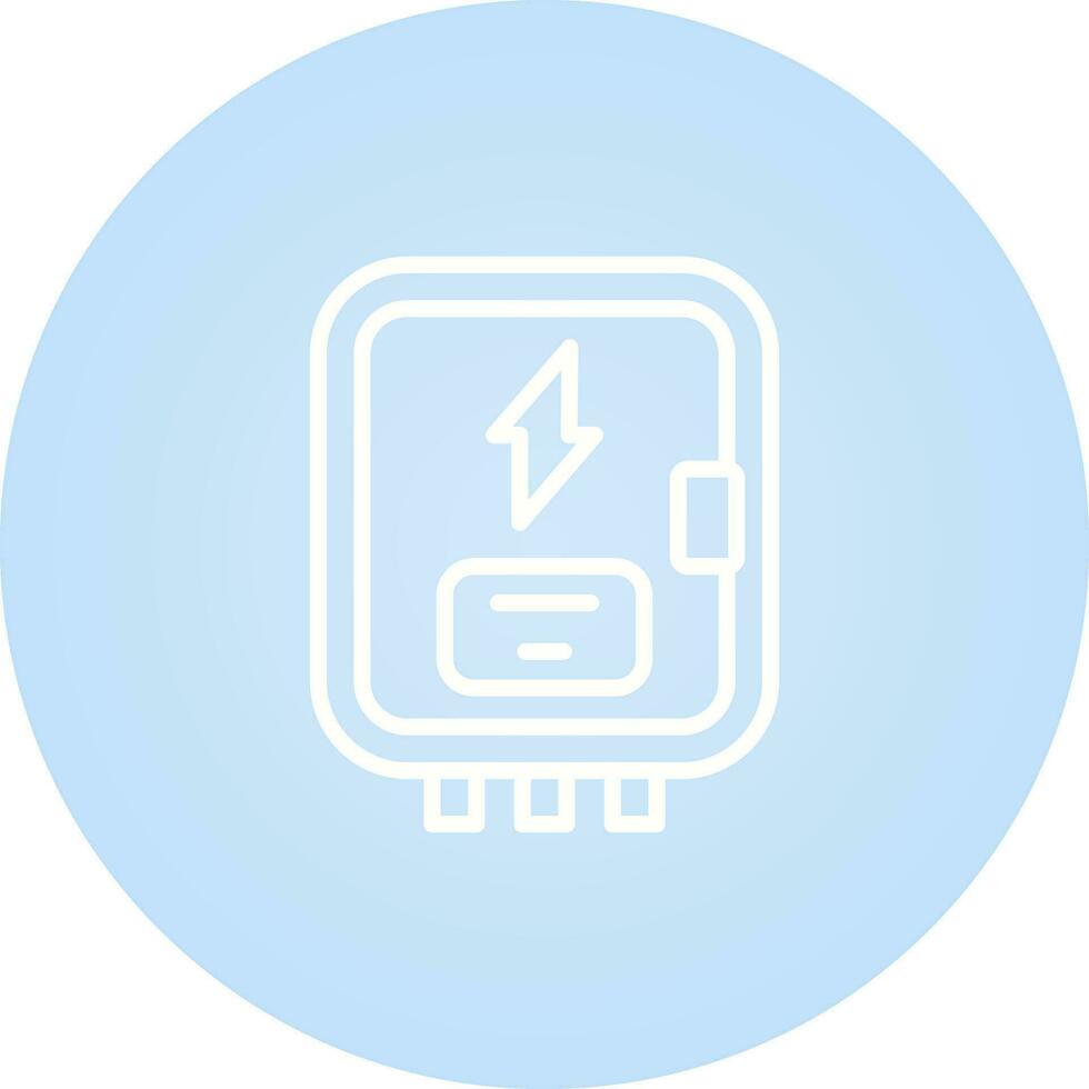 icono de vector de panel eléctrico