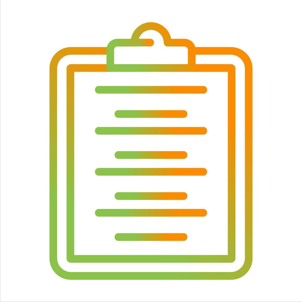 Writing Pad Vector Icon