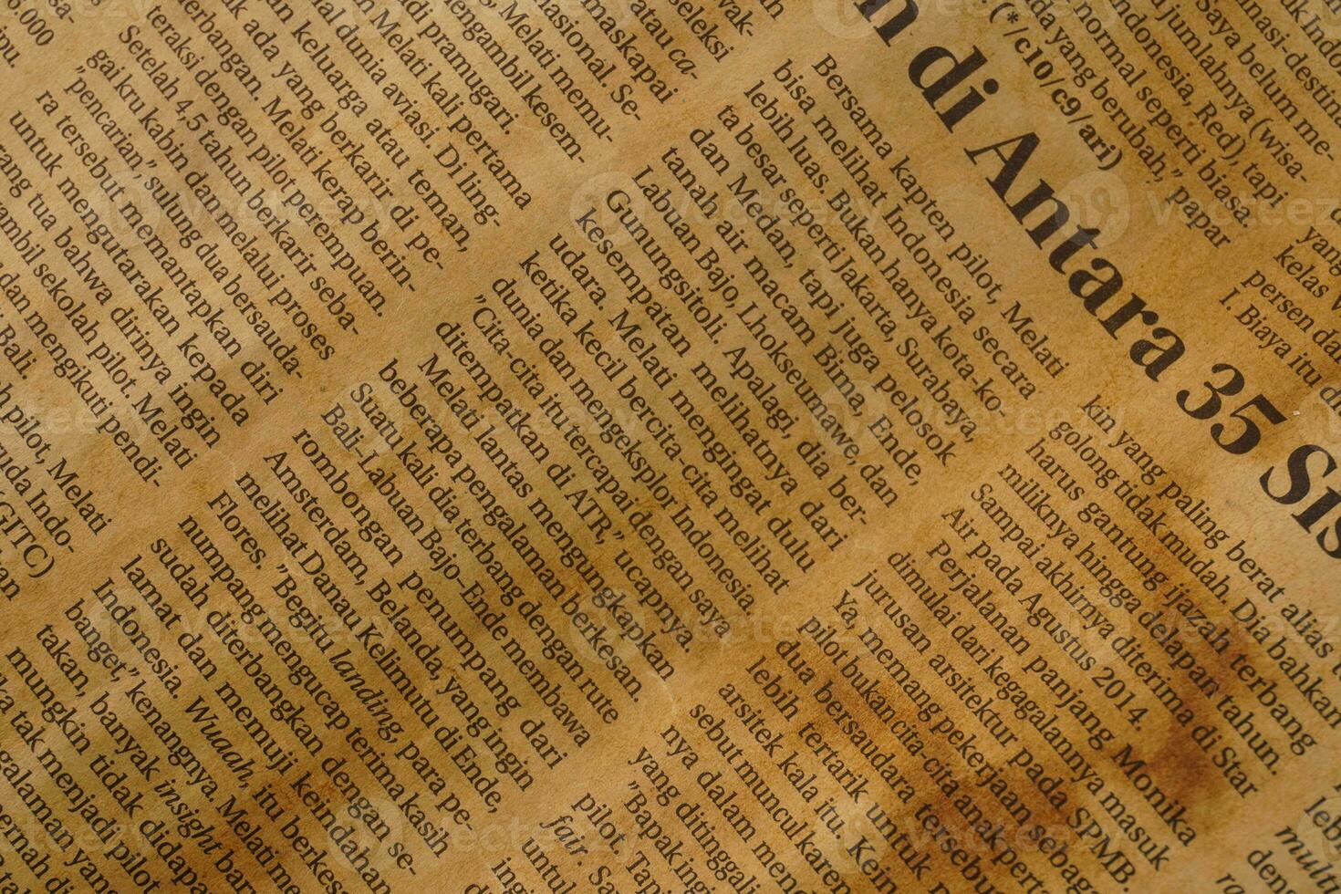 Classic Old Newspaper Background photo