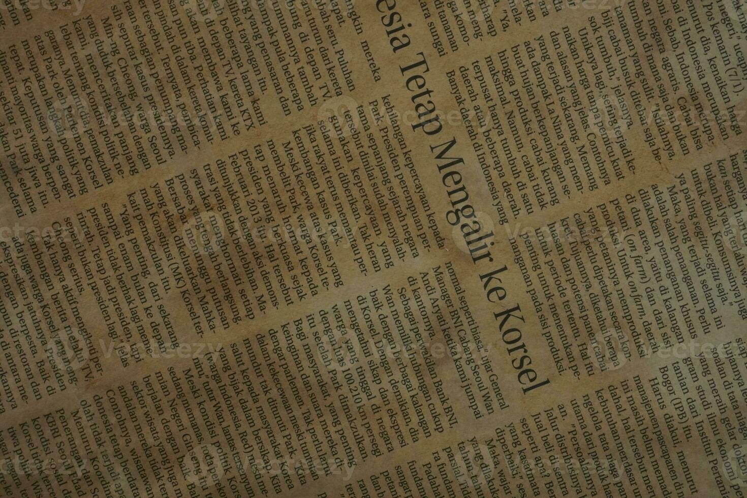 Typography Old Newspaper Background photo