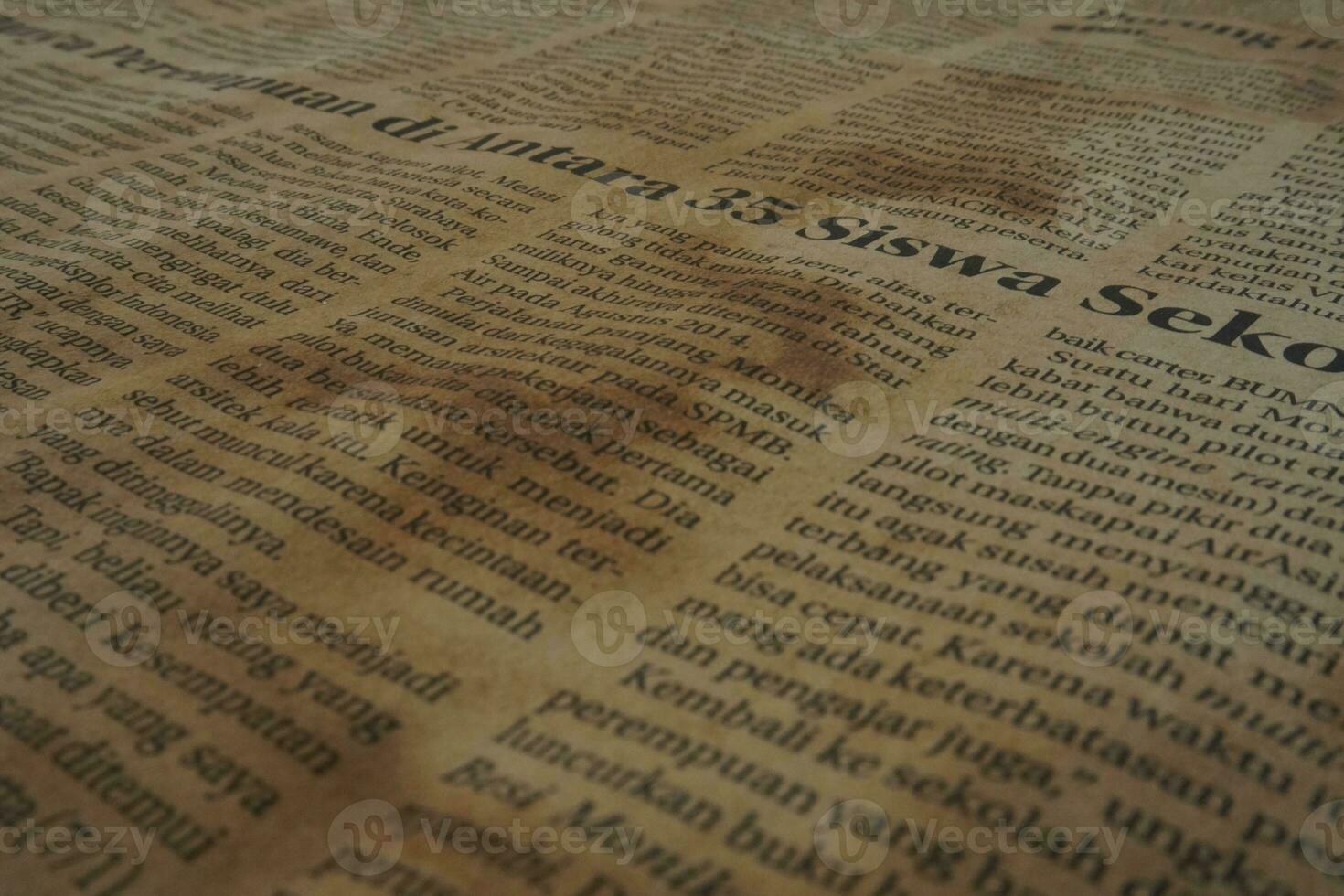 Antique Old Newspaper Background photo