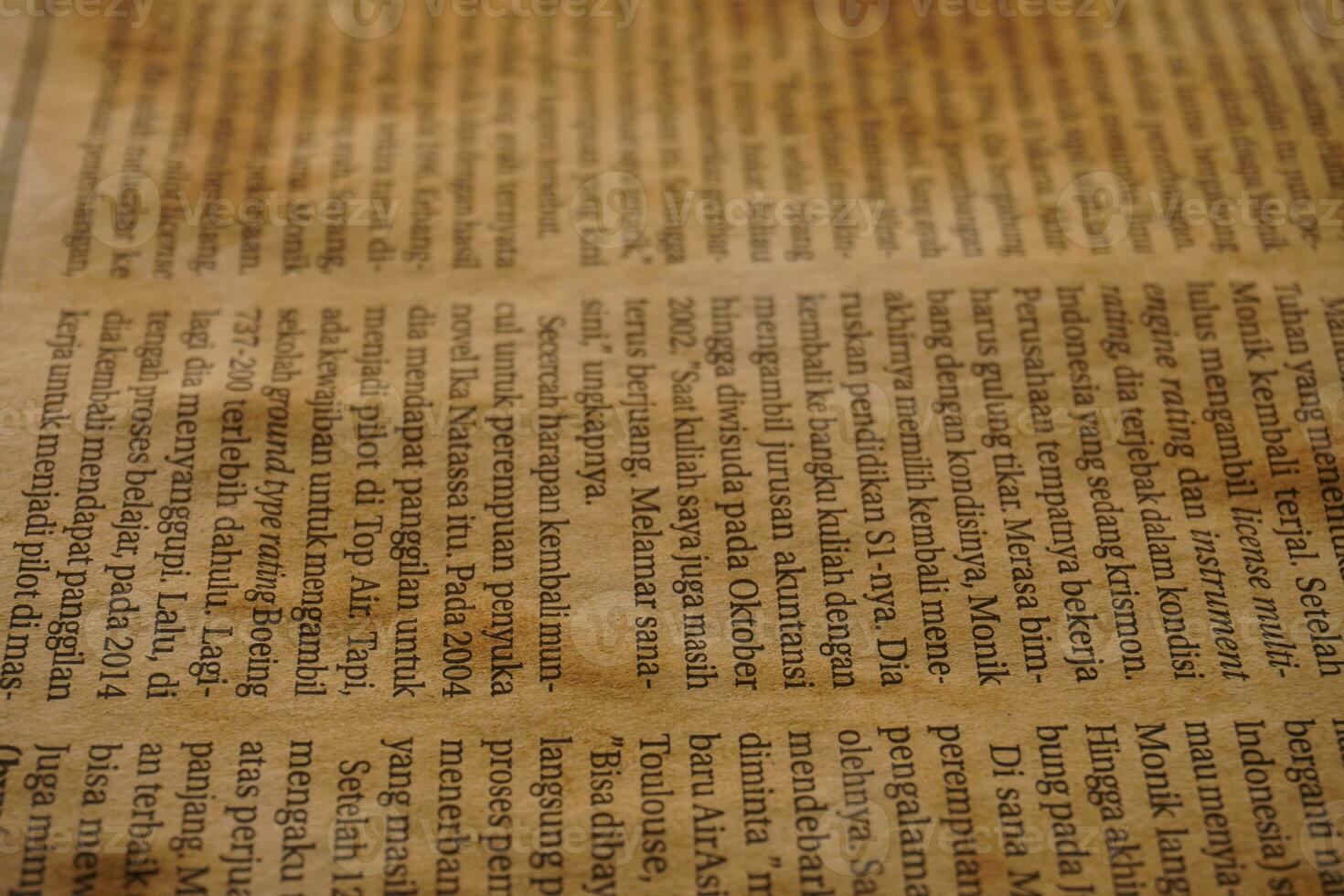 Classic Old Newspaper Background photo