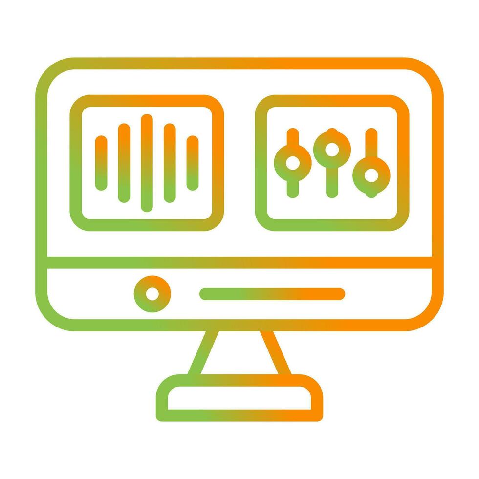 Audio Editing Vector Icon