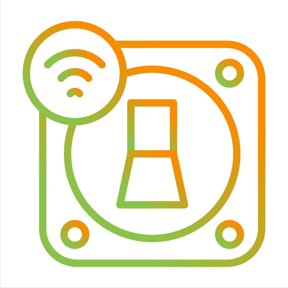 Smart Light Switch Vector Icon