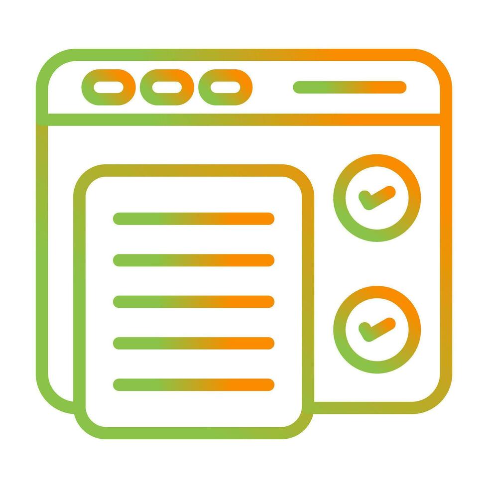 Concept Testing Vector Icon