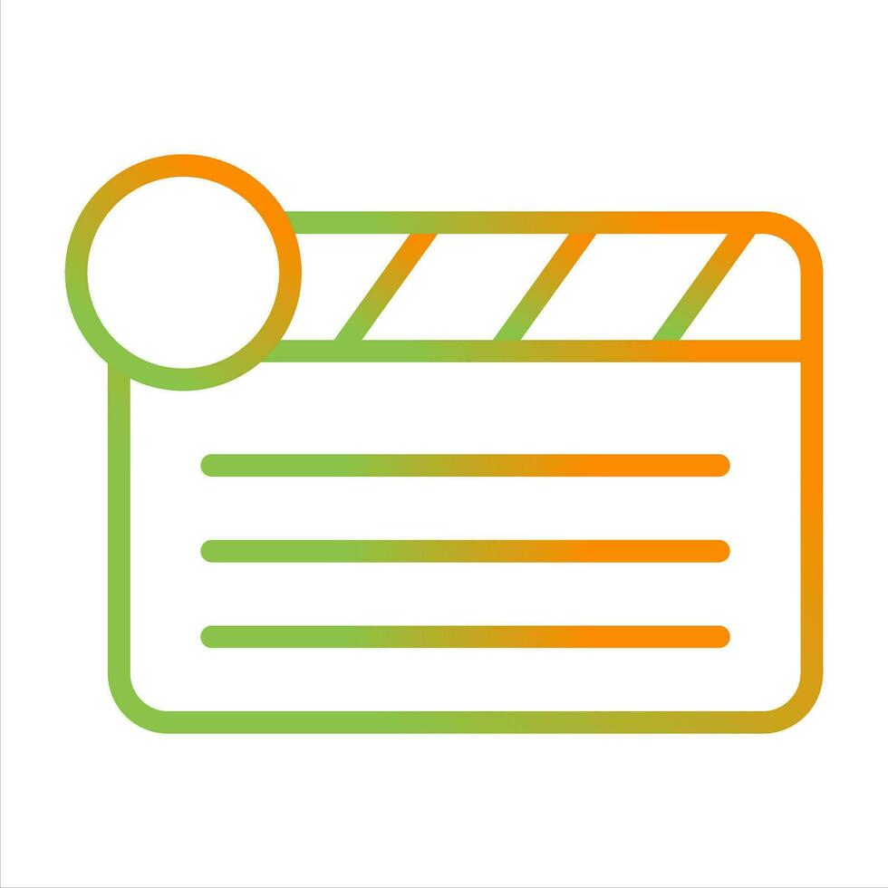 Clapper Board Vector Icon
