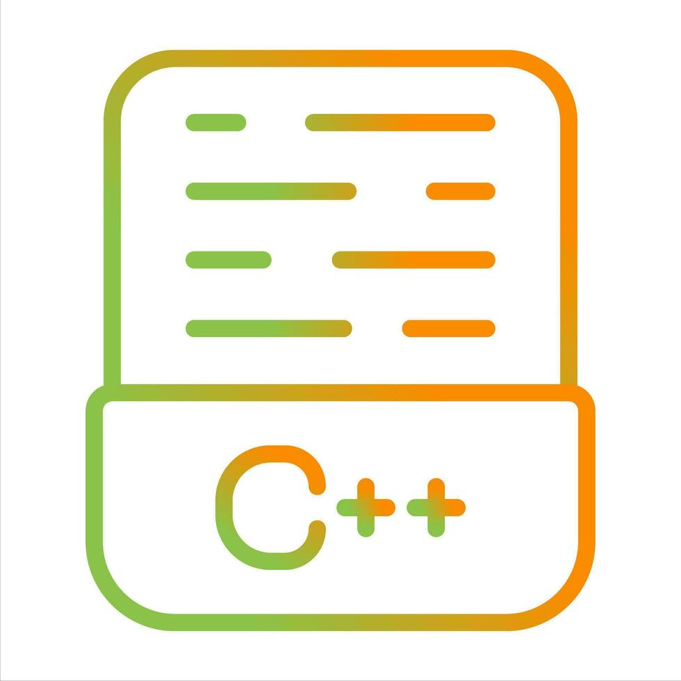 Programming Language Vector Icon