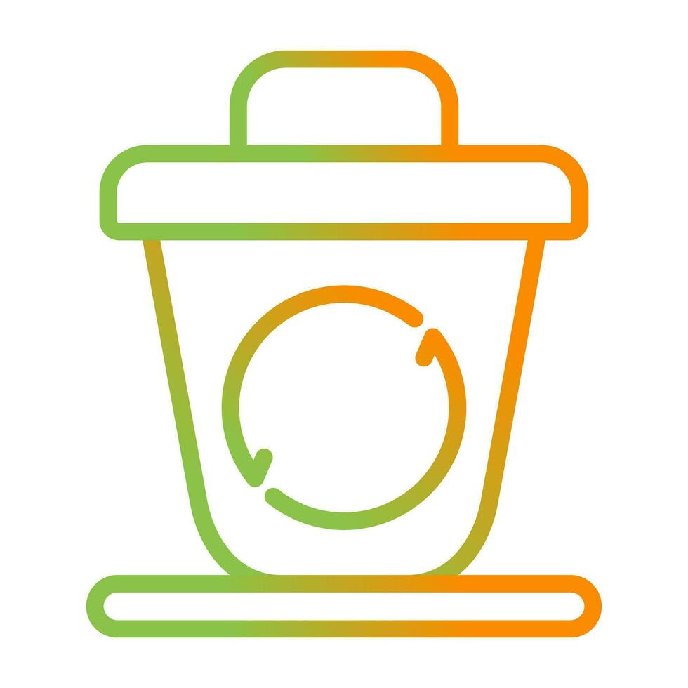 Recycling bin Vector Icon