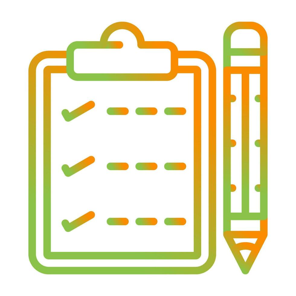 Writing pad Vector Icon