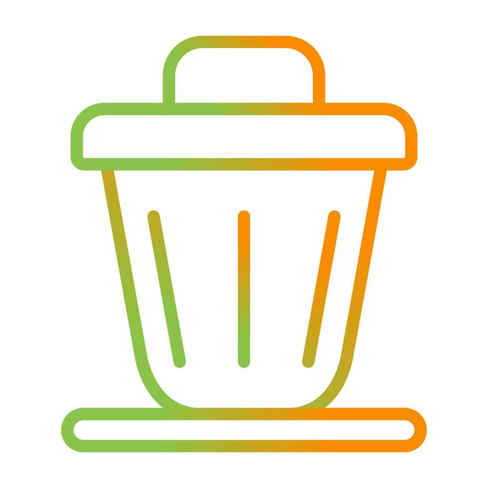 Trash bin Vector Icon