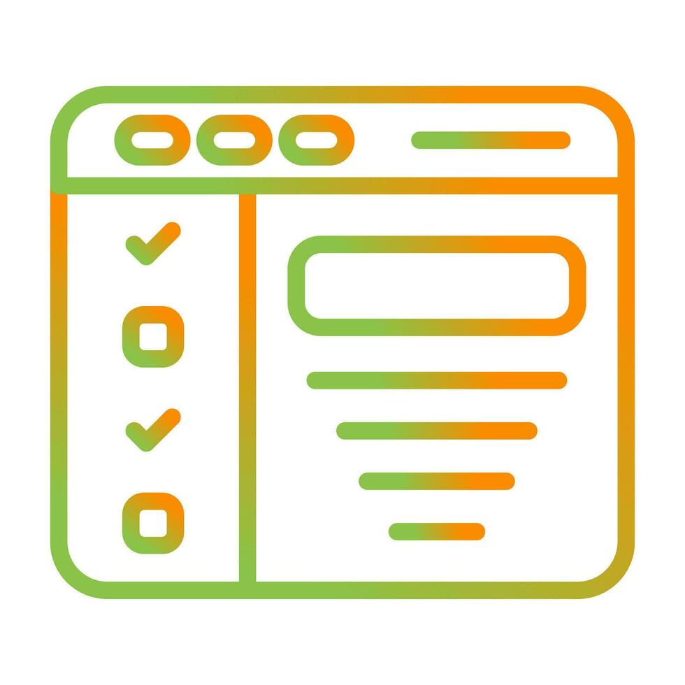 Design Brief Vector Icon