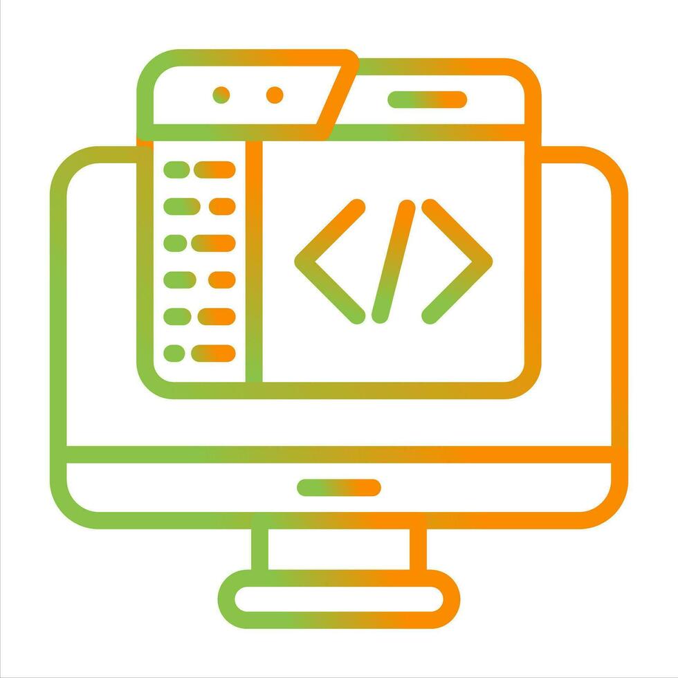 Code Editor Vector Icon