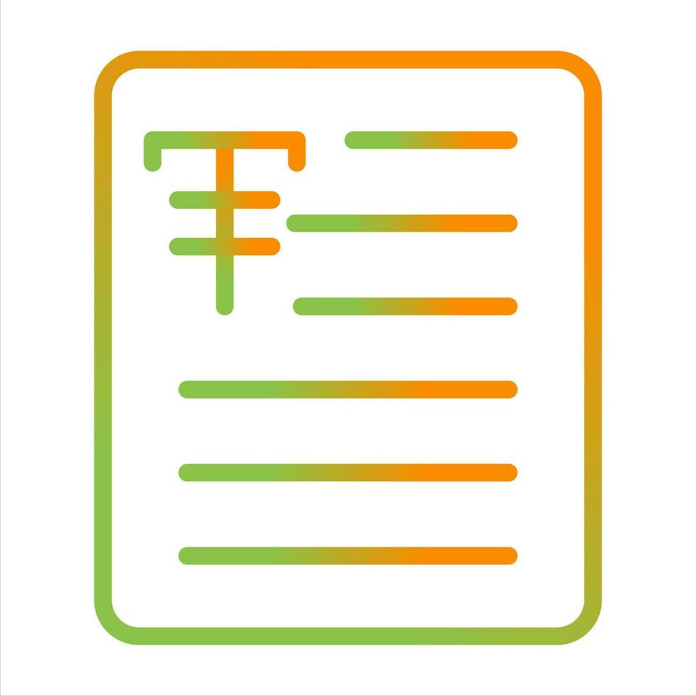 Document Strikethrough Vector Icon