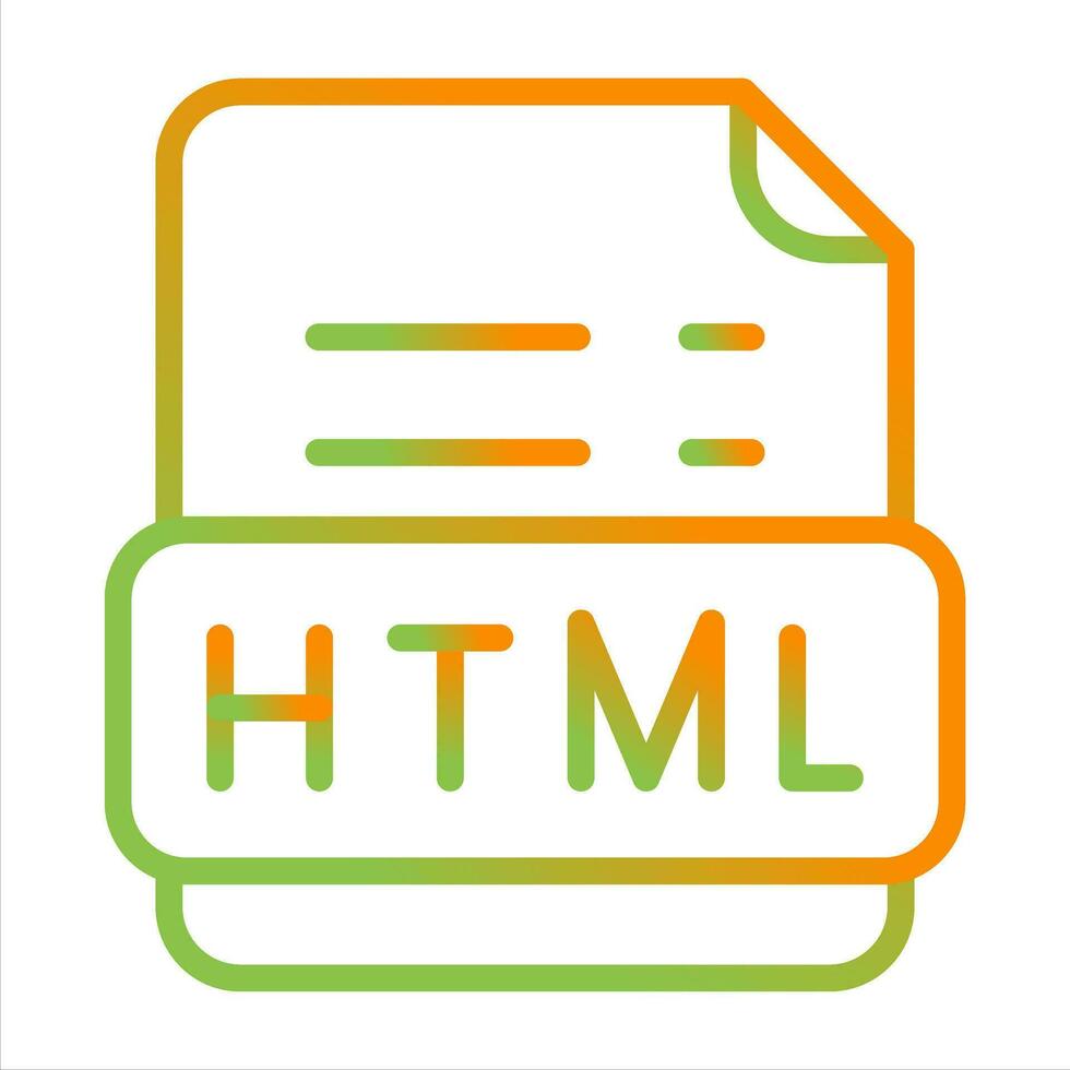 Html Vector Icon