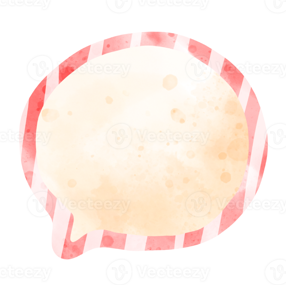 speech bubble watercolor png