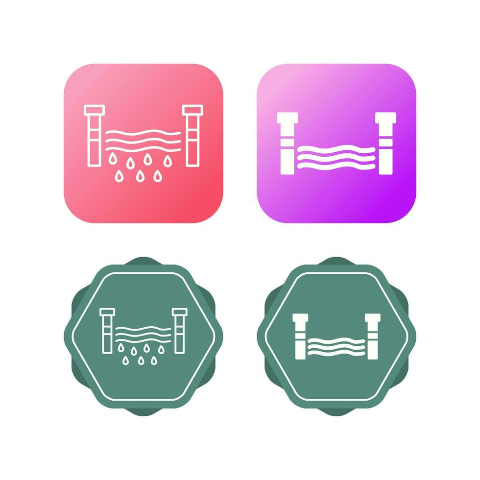 Water Dam Vector Icon