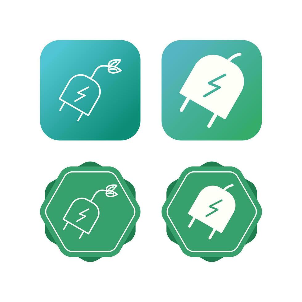 Electric Plug Vector Icon