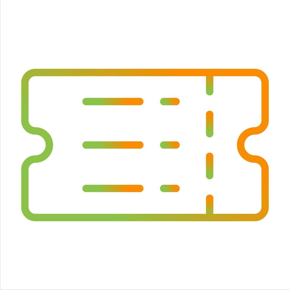 Ticket Vector Icon