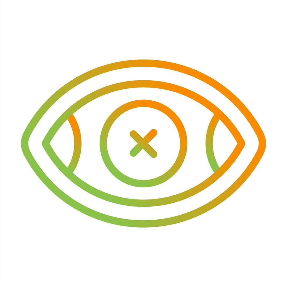 Eye Crossed Vector Icon