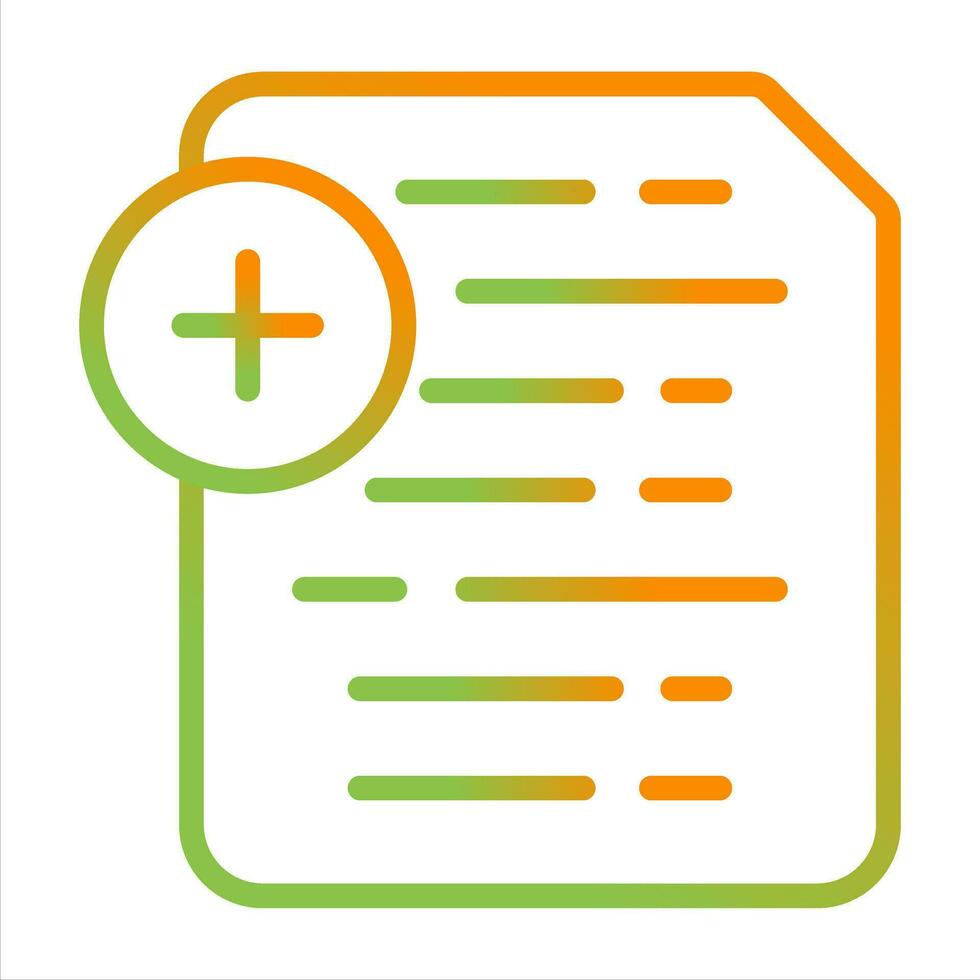 Document Insert Icon Vector Icon