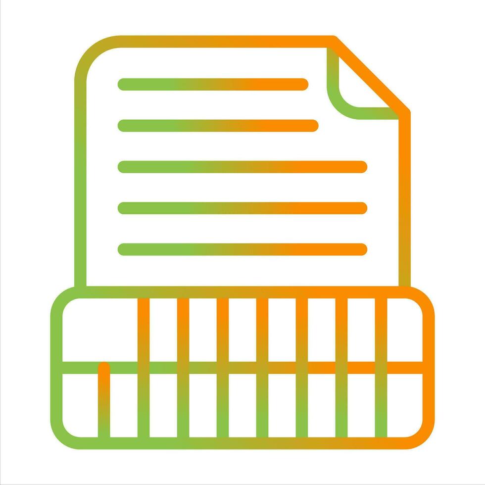 Document Insert Table Vector Icon