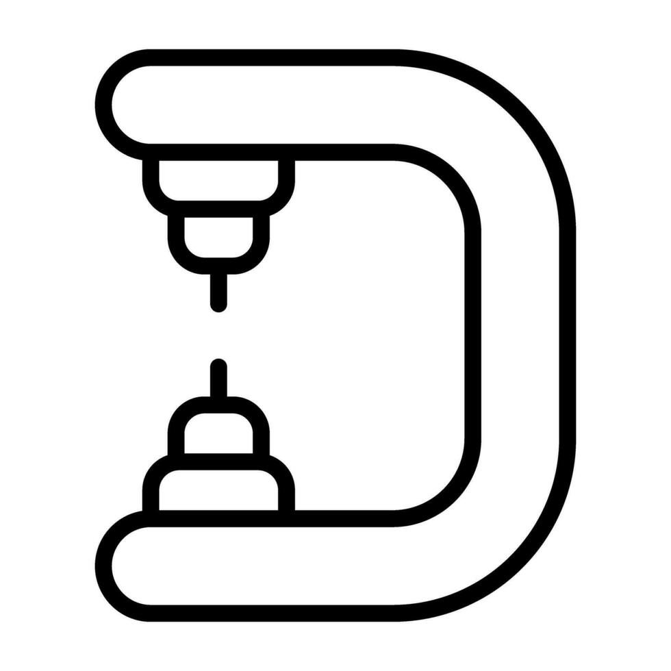 Drill press Vector Icon