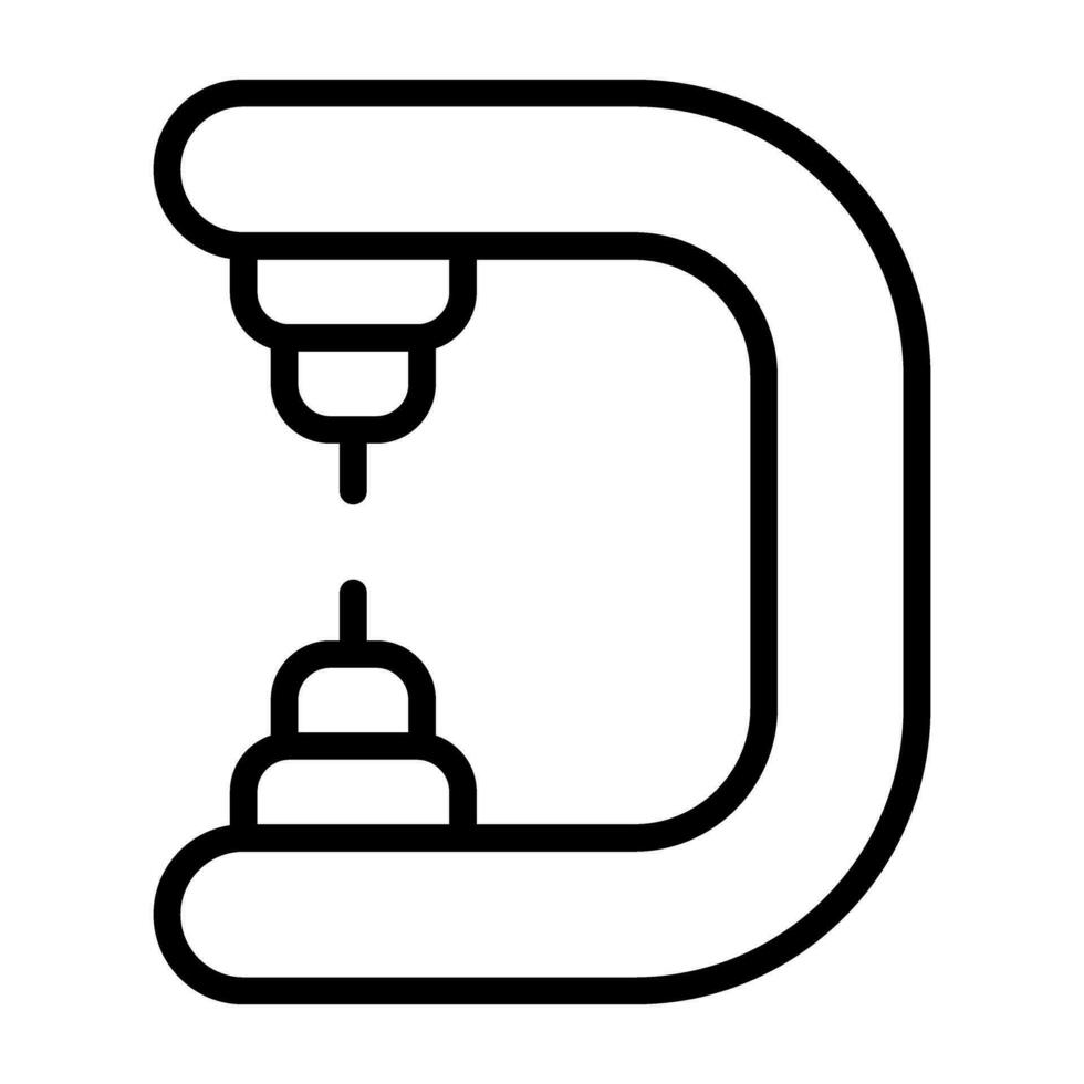 Drill press Vector Icon