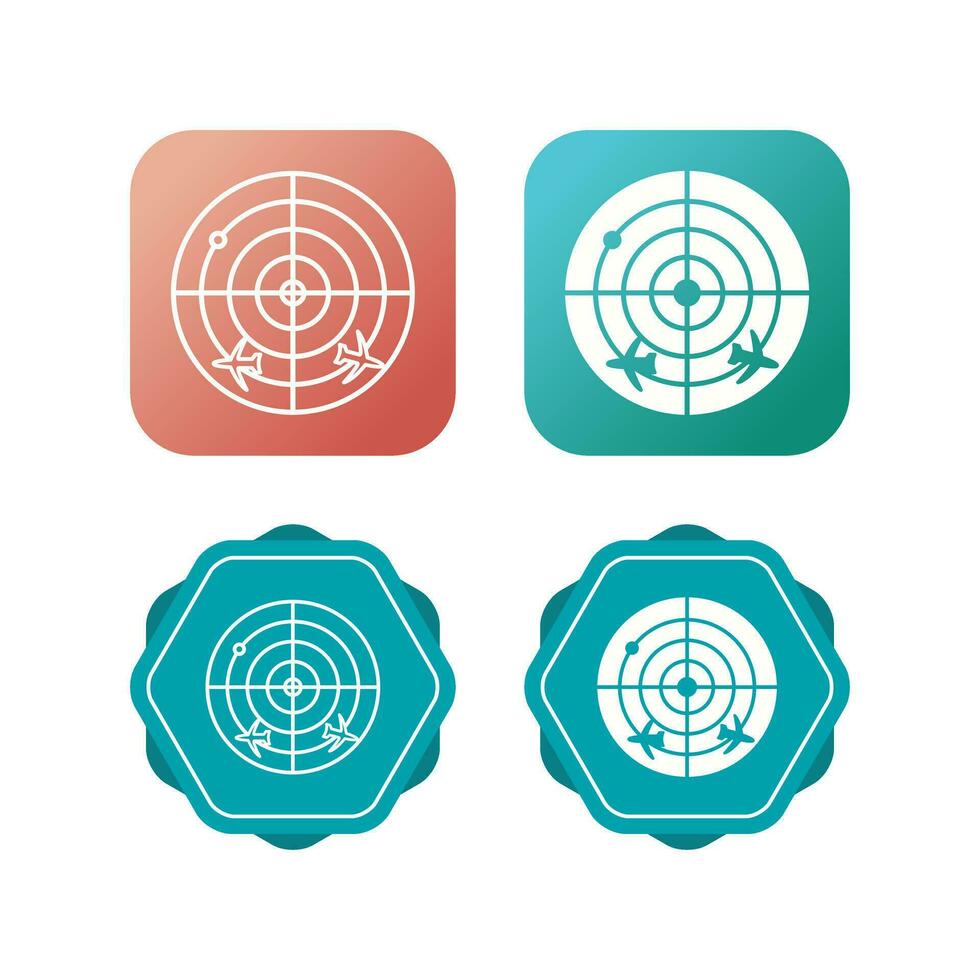 Radar Screen Vector Icon