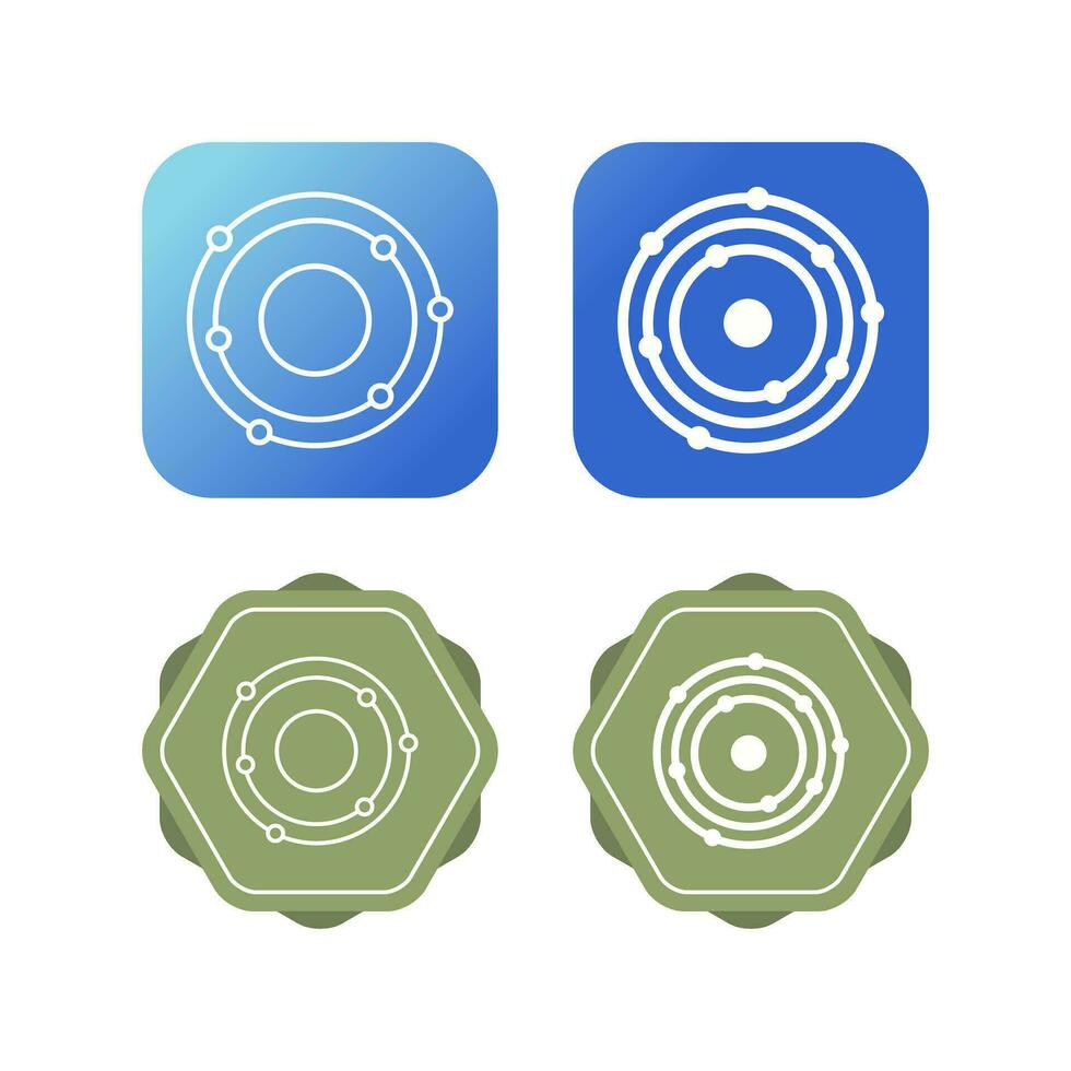 Atomic Structure Vector Icon