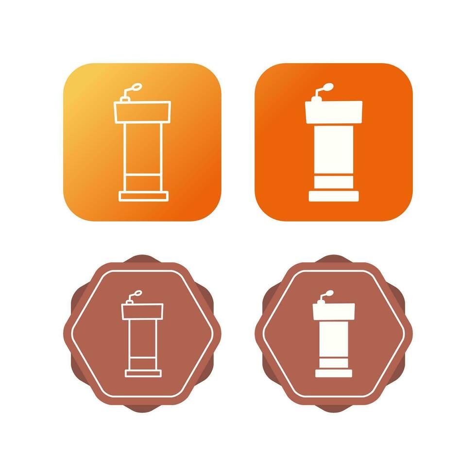 Podium Vector Icon