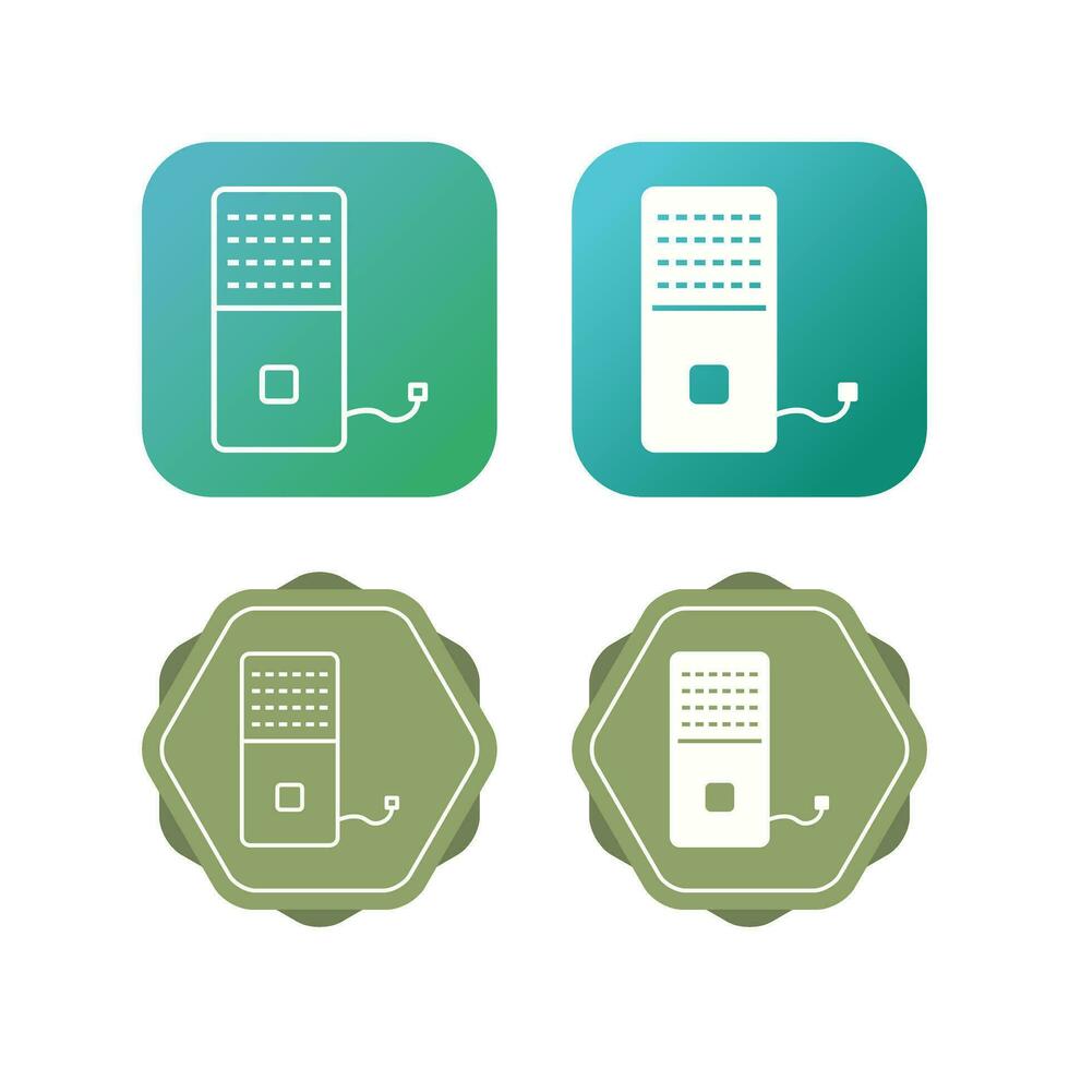 Electric Furnace Vector Icon