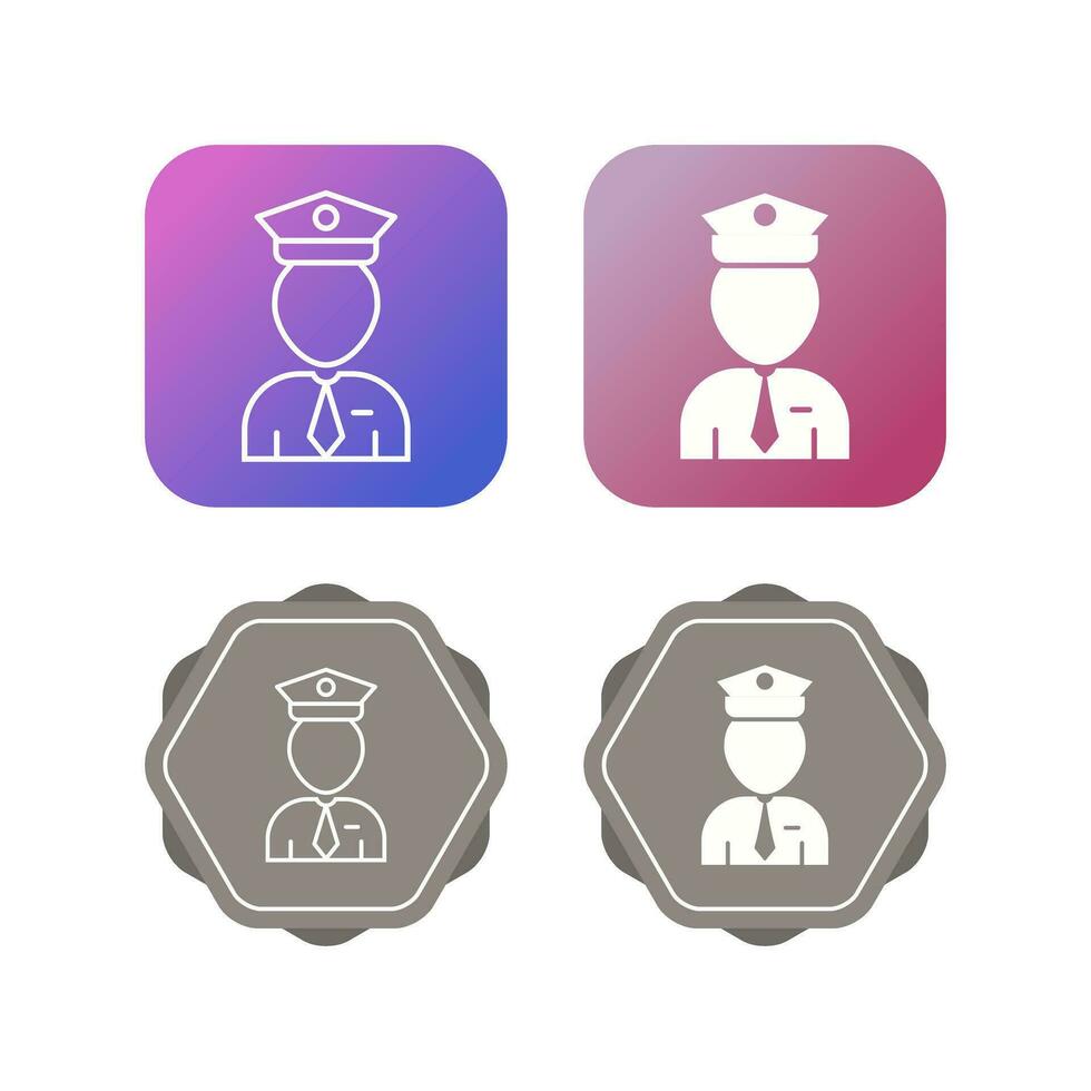 Flight Captain Vector Icon