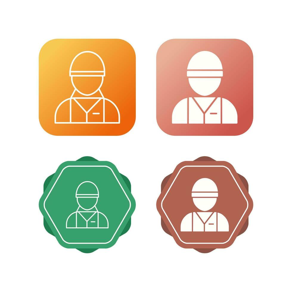 Industry Worker Vector Icon