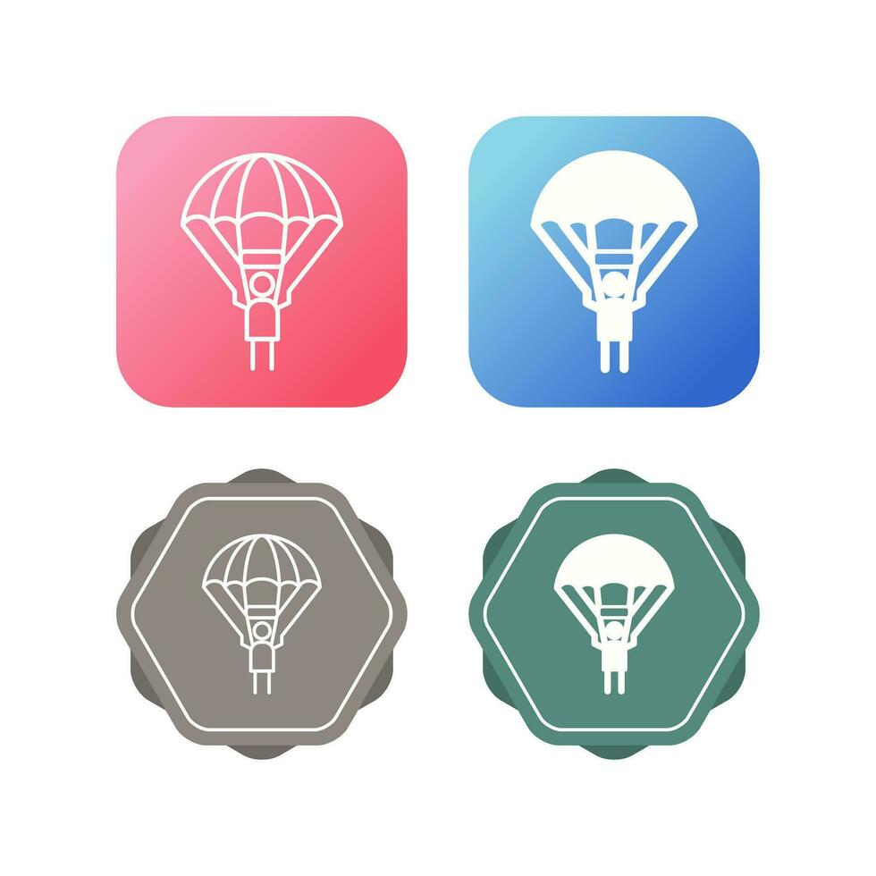 Parachuter Vector Icon