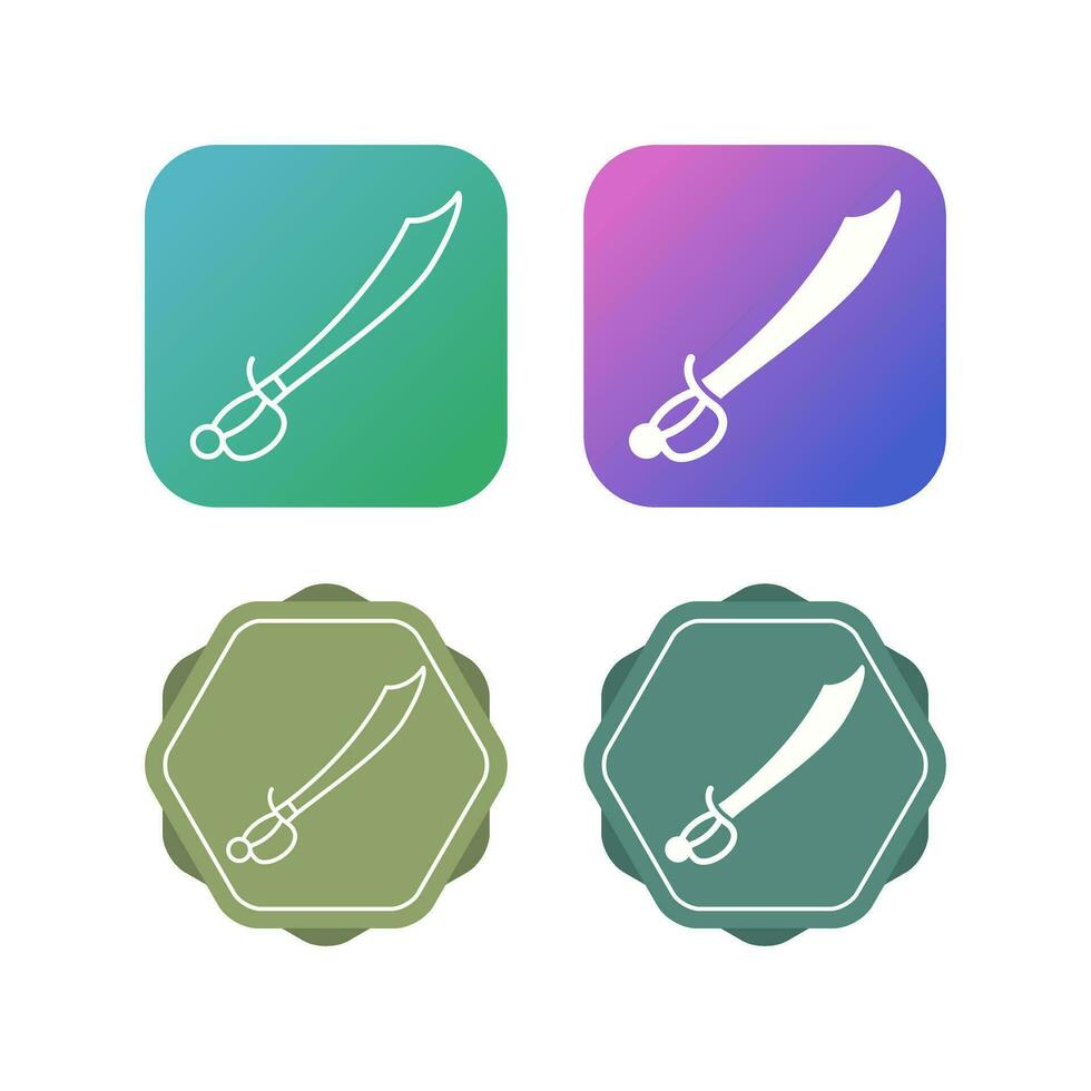 Pirate Sword Vector Icon