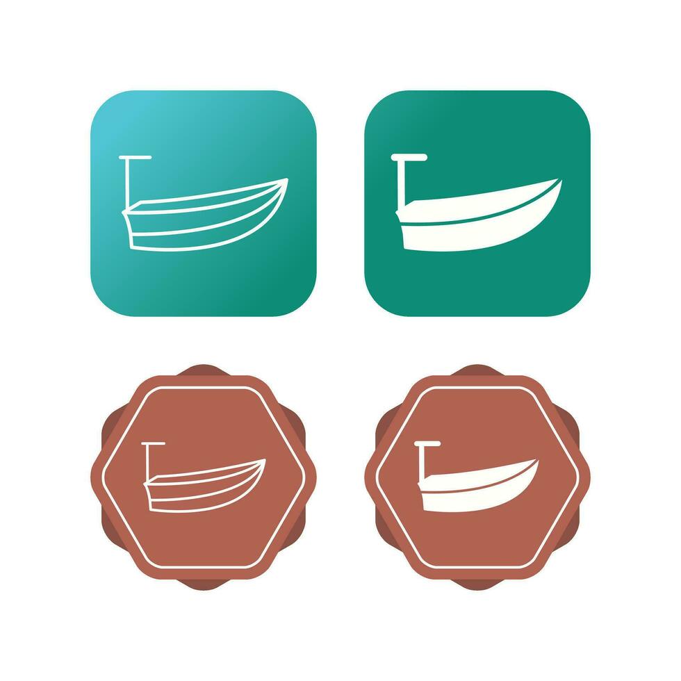 Small Boat Vector Icon