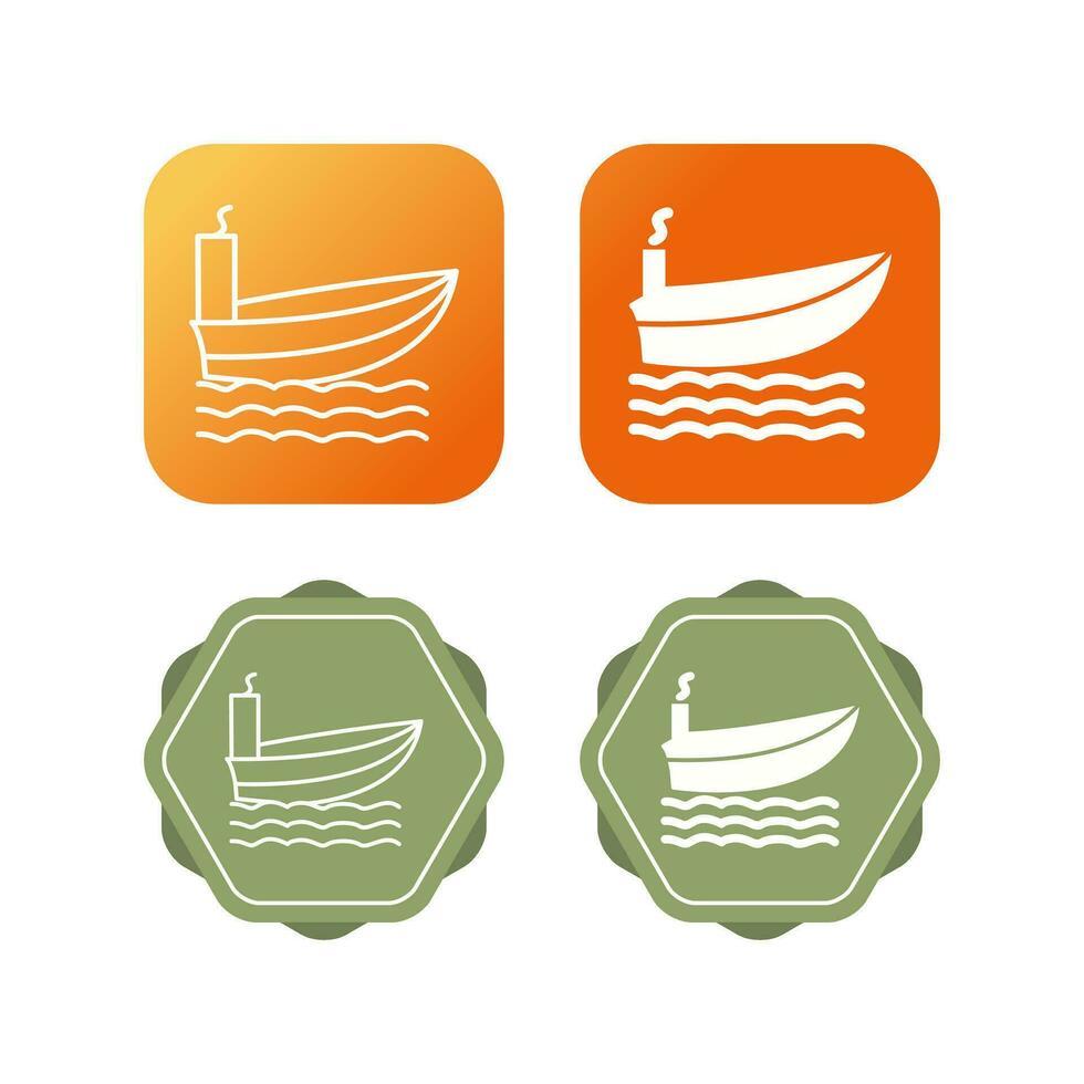 Steamship Vector Icon