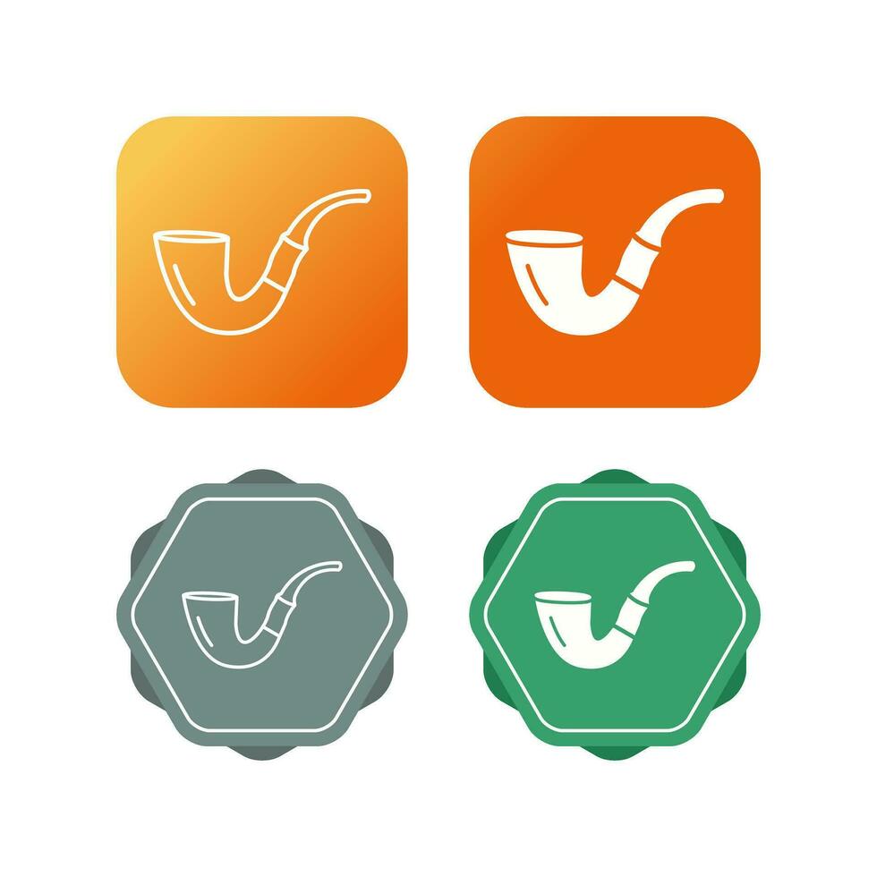 Cigar Pipe Vector Icon