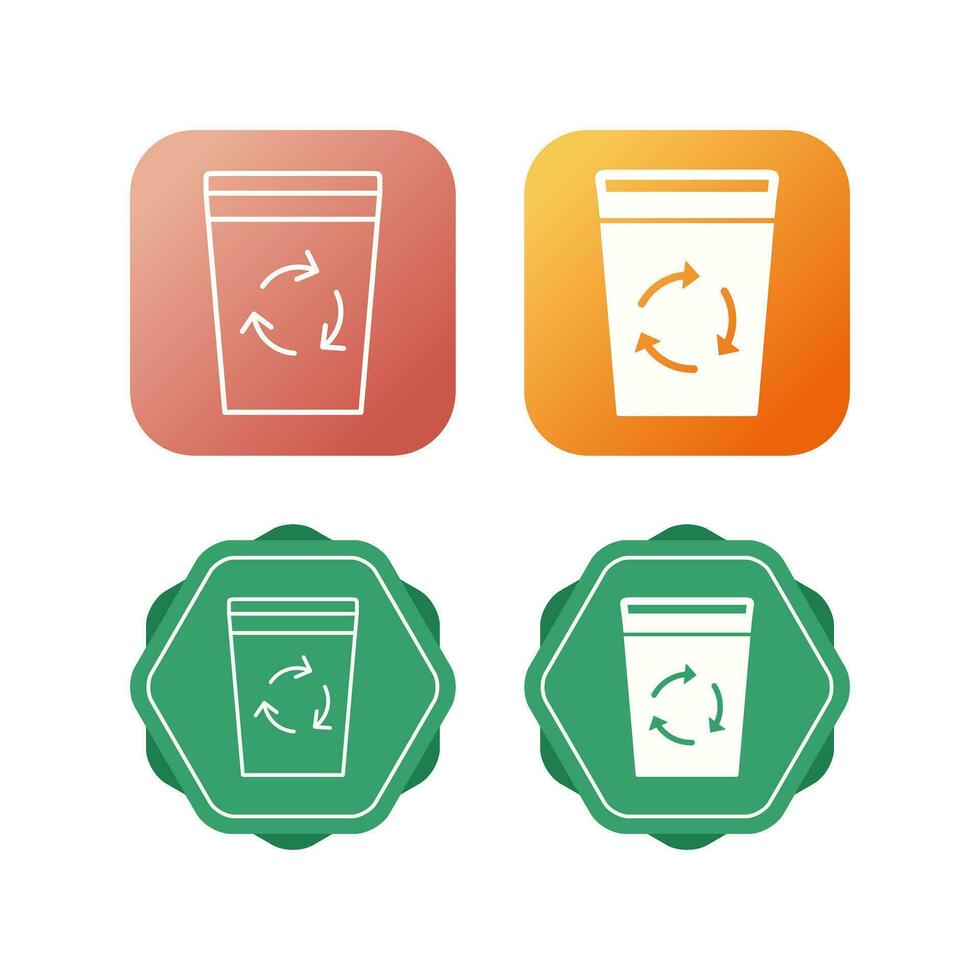 Recycle Bin Vector Icon