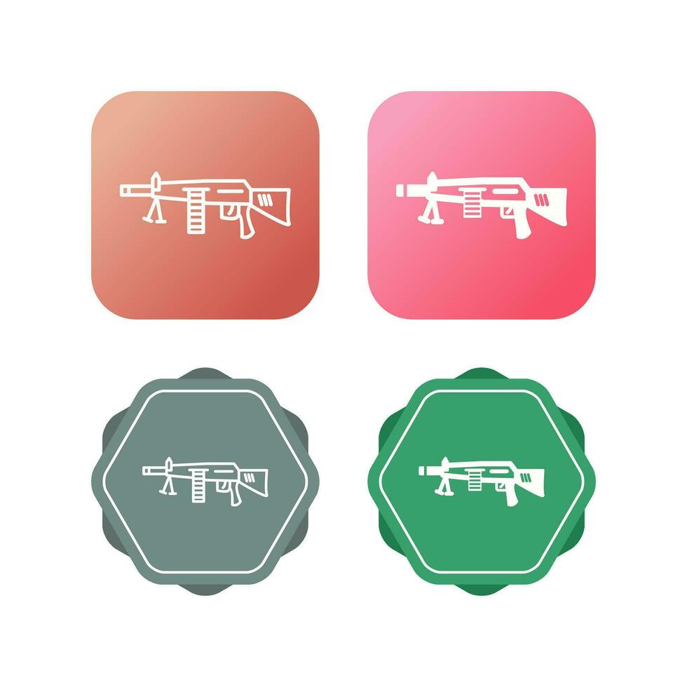 Machine Gun Vector Icon