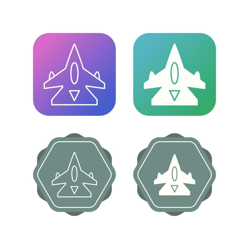 Fighter Jet Vector Icon