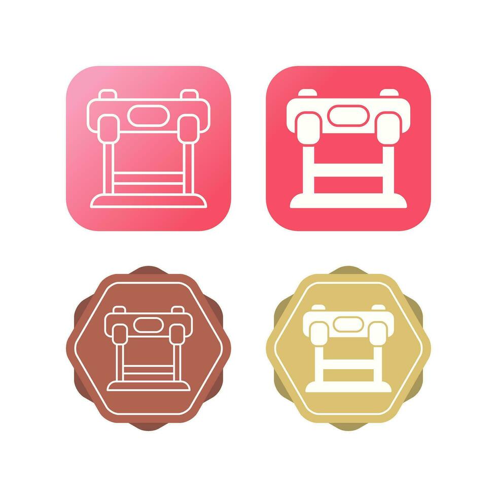 Hurdles Race Vector Icon