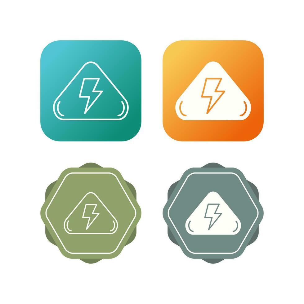 Electrical Hazard Vector Icon