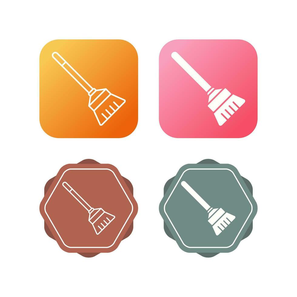 Broom Vector Icon