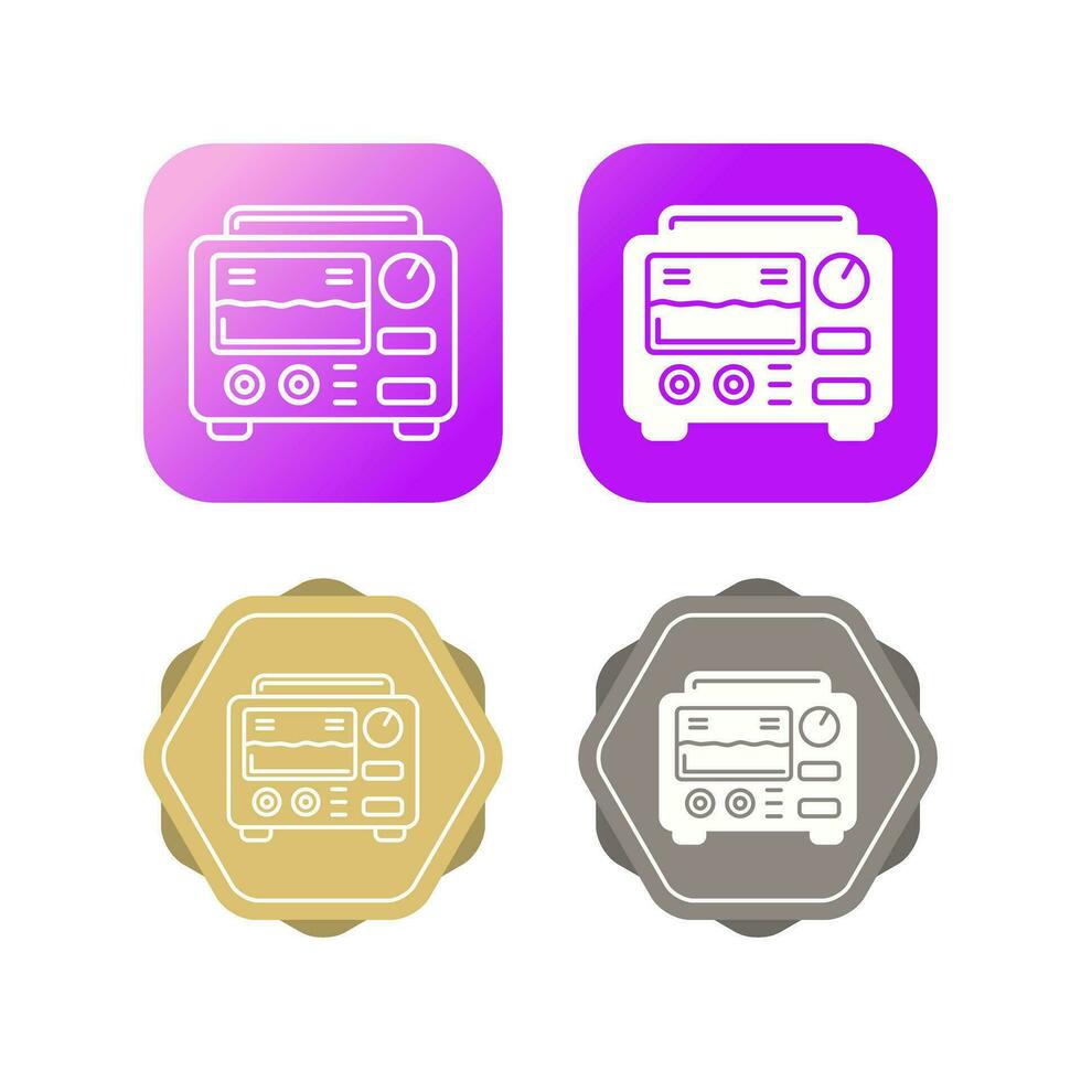 Oscilloscope Vector Icon