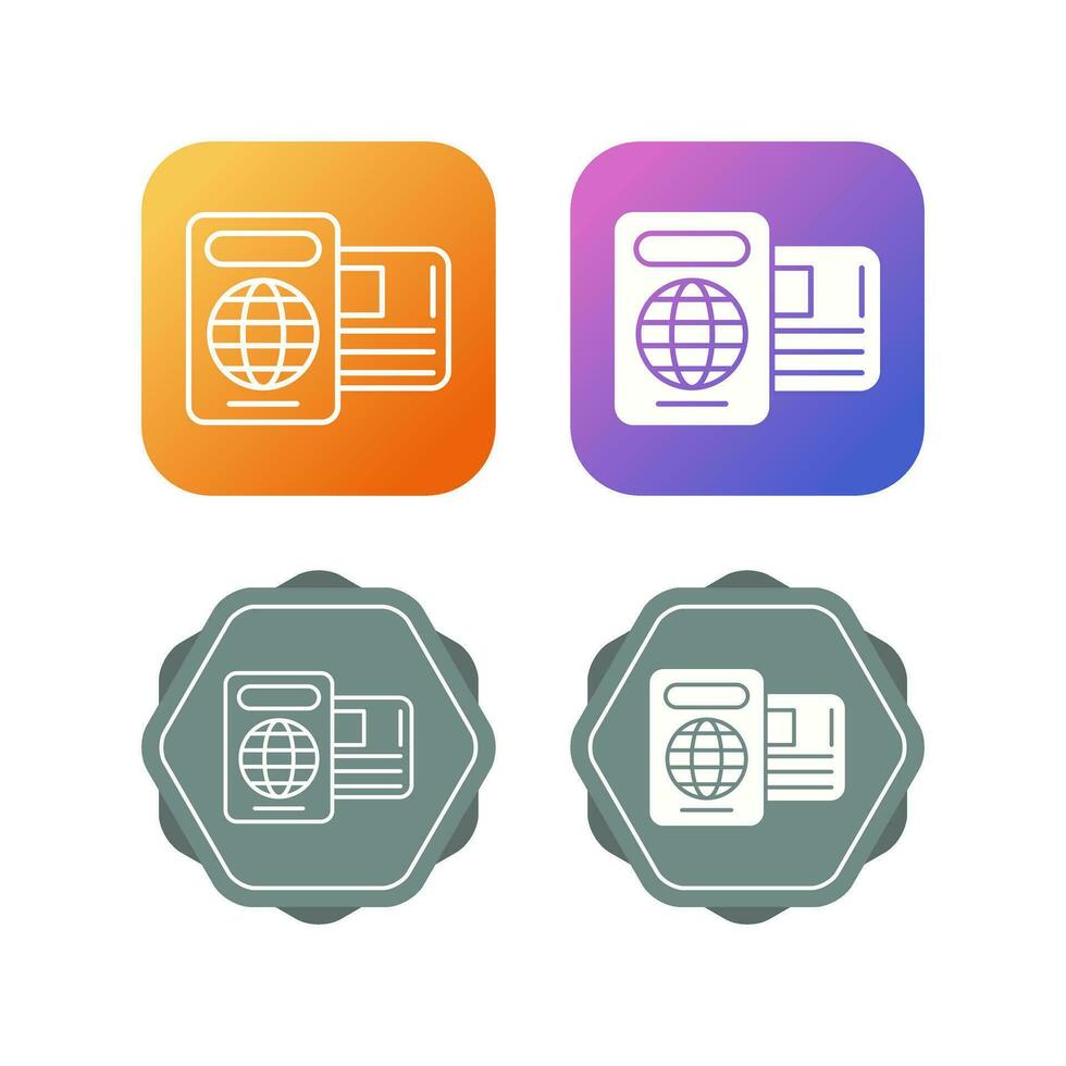 Passport Vector Icon