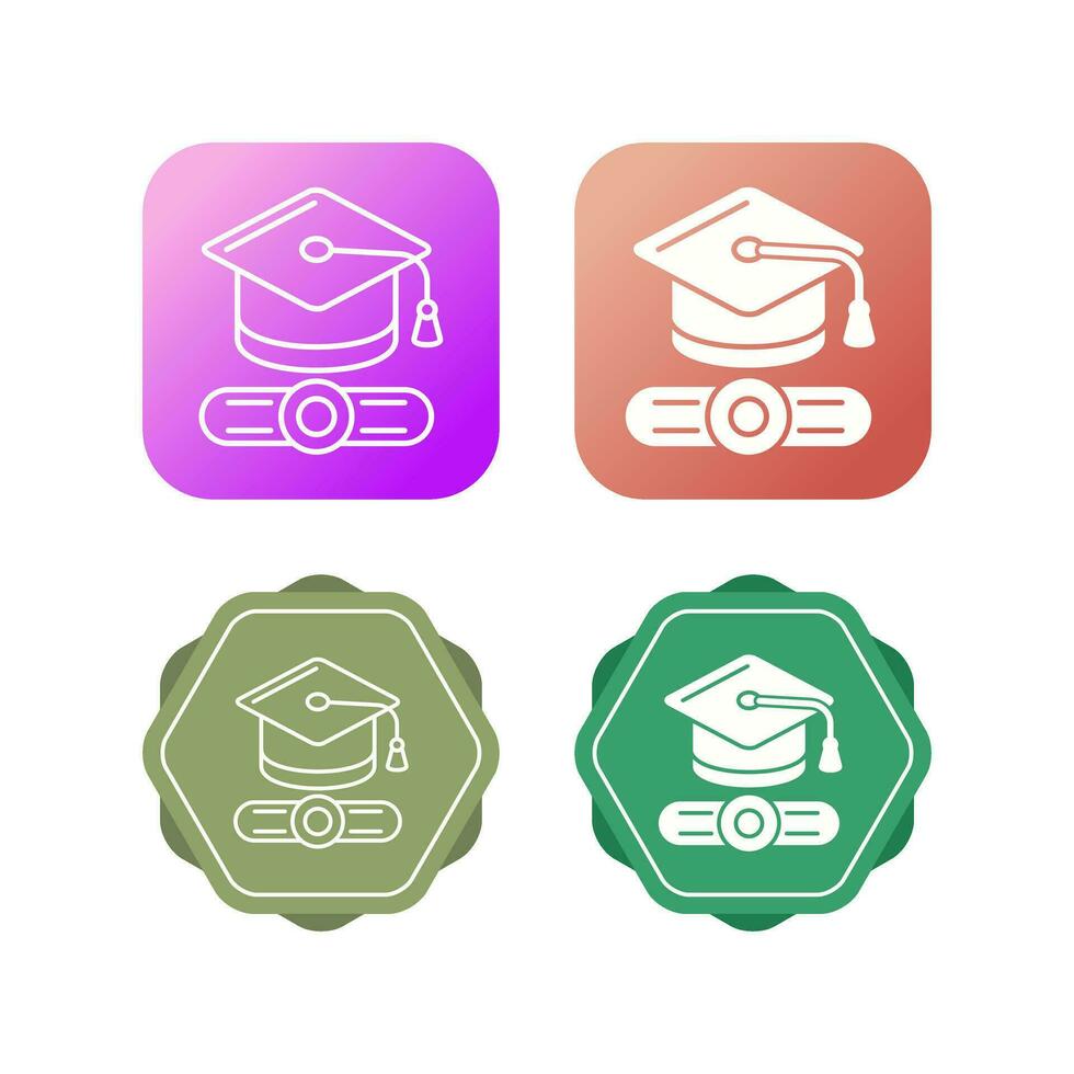 Graduated Vector Icon