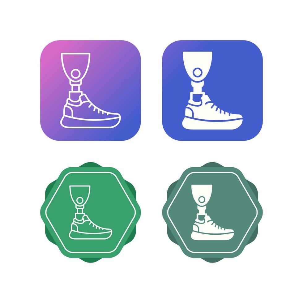 Prosthesis Vector Icon