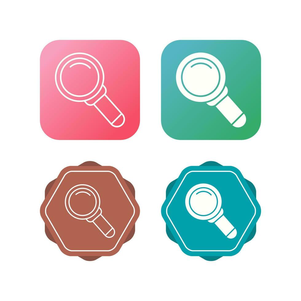 Magnifying Glass Vector Icon