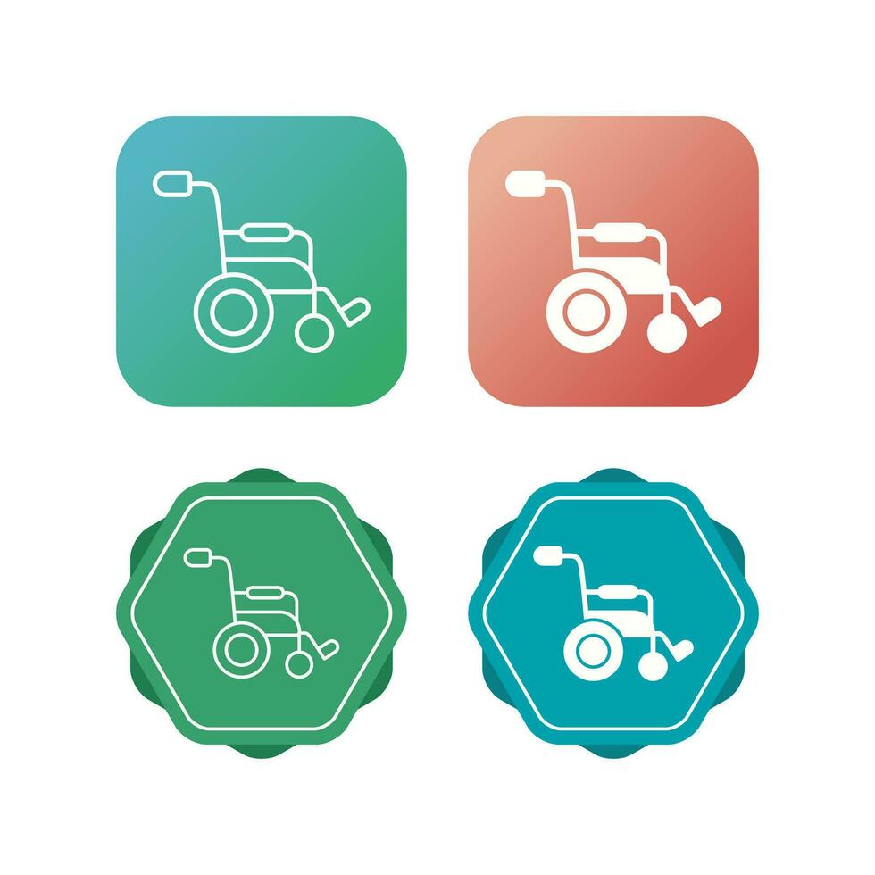 Wheel Chair Vector Icon